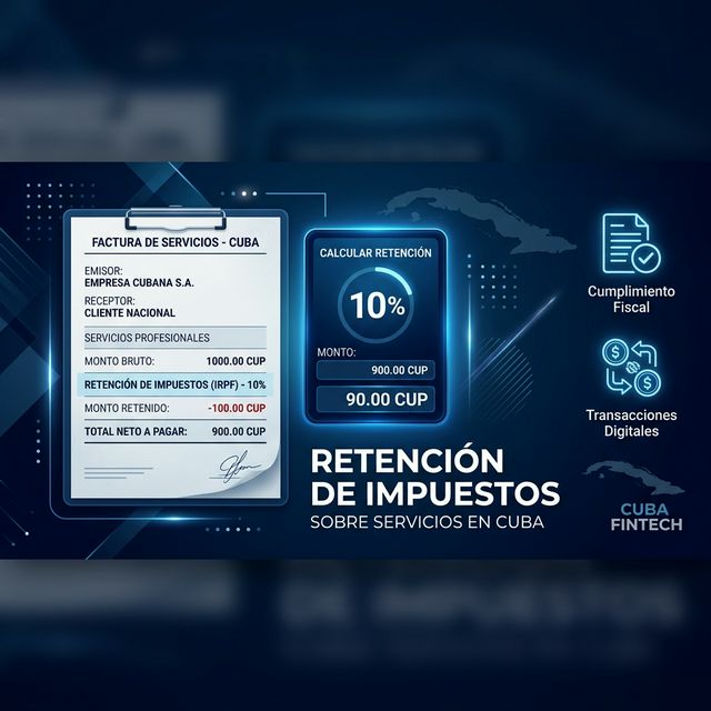 Retención de Impuestos en Servicios Profresionales en Cuba