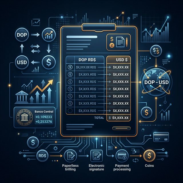 e-CF en Moneda Extranjera: Cómo Emitir Facturas en Dólares y Euros en República Dominicana