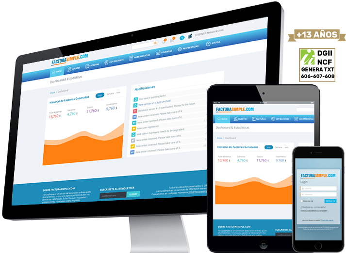Sistema facturaci&oacute;n República Dominicana